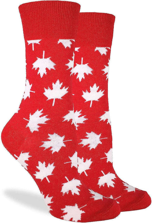 Good Luck Sock Women's Canada Maple Leaf Socks, Adult